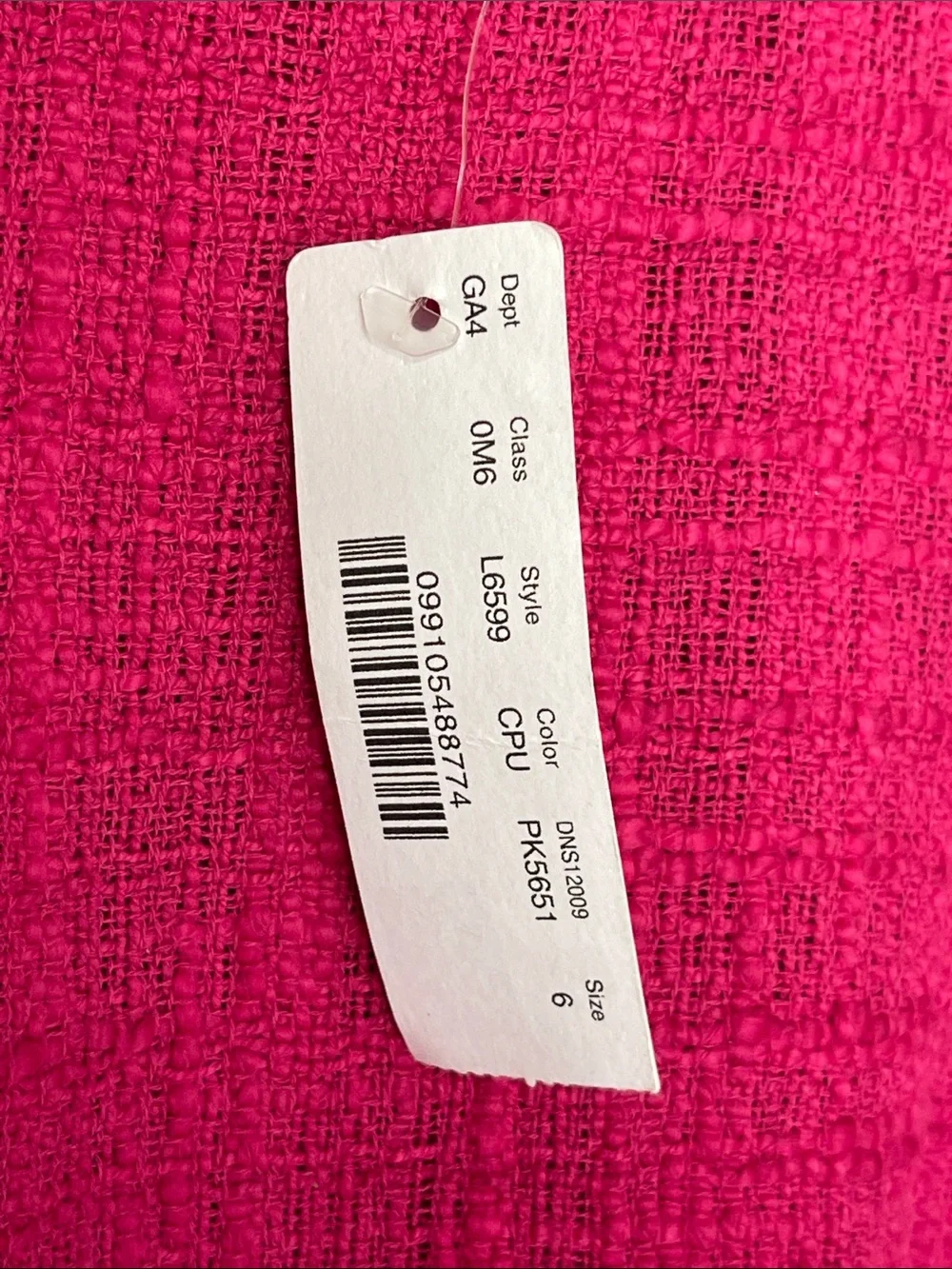 J.Crew Tweed Sheat Dress in Pink Size 6
